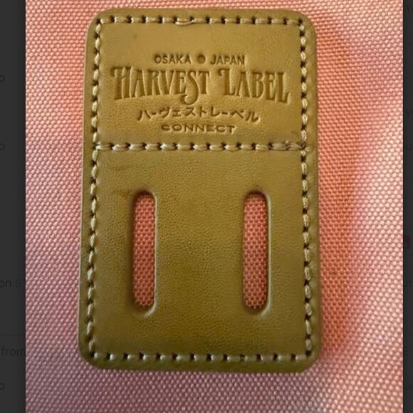NEW Harvest Label Stylish Peach and Gray Backpack Purse Satchel Travel Bag NWT! main image 3